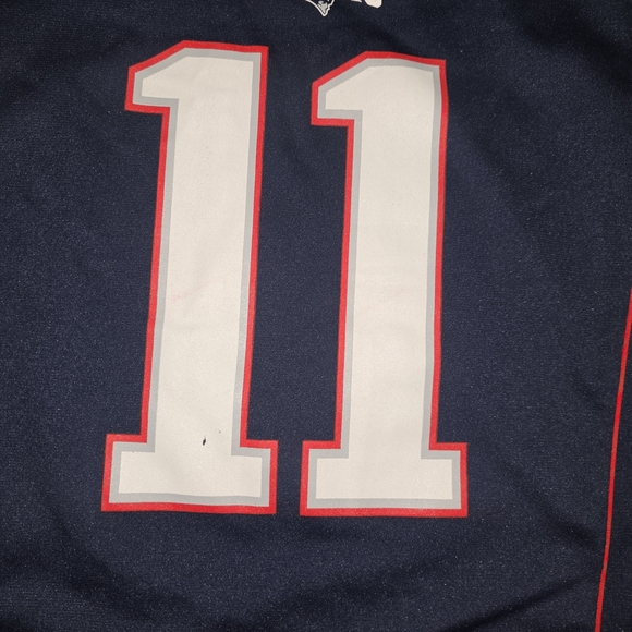 Nike Kids Patriots Navy Blue Jersey - Picture 4 of 9